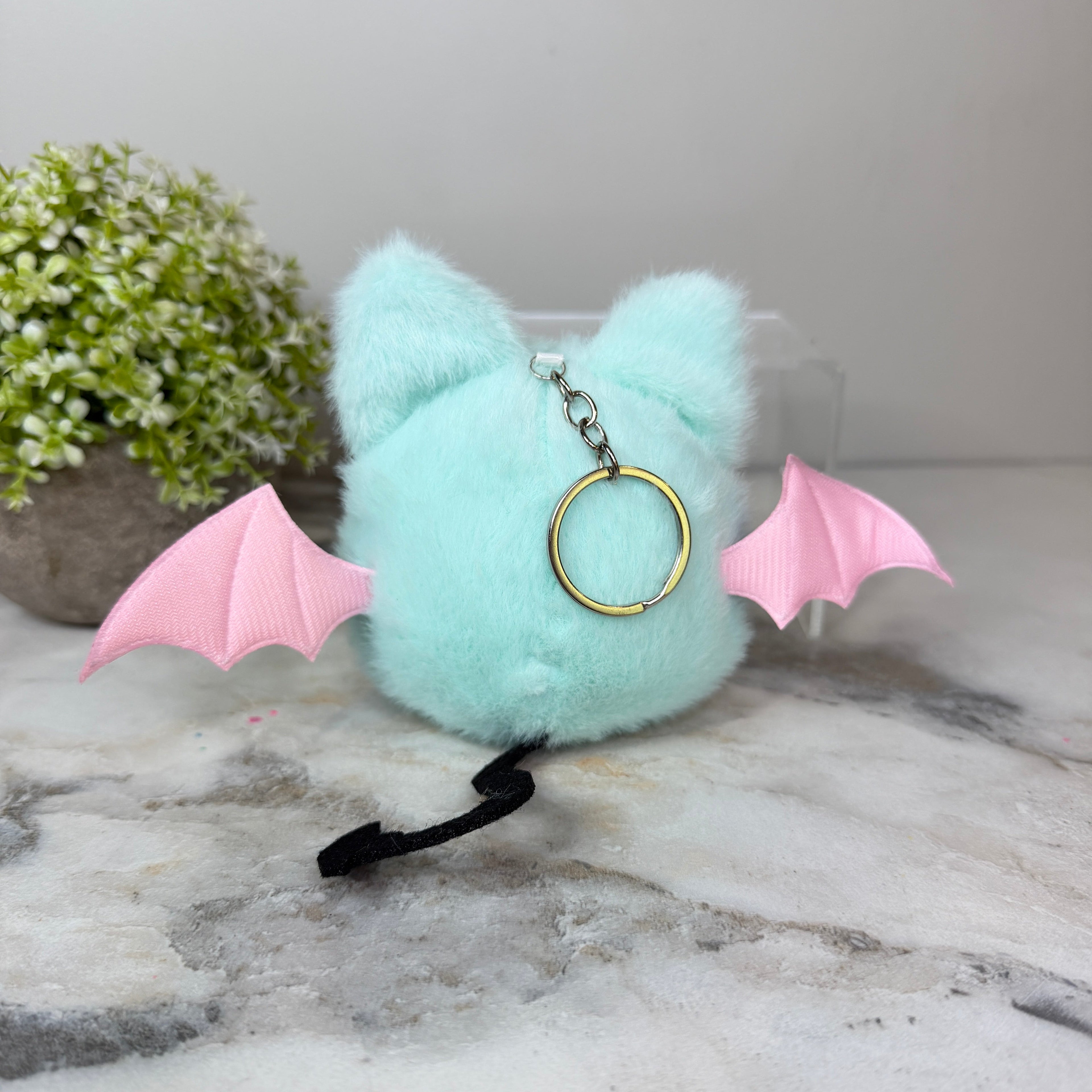 Keychain - Pom Pom Bat