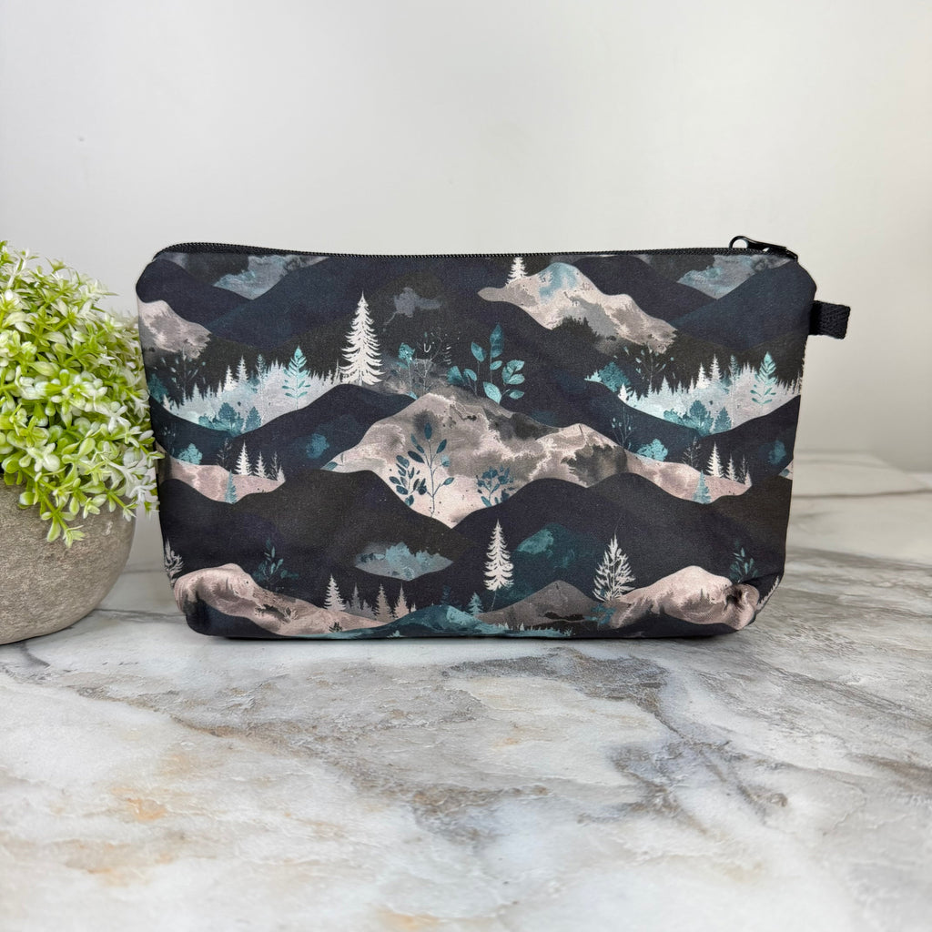 Pouch - Mountain Blue Grey Black