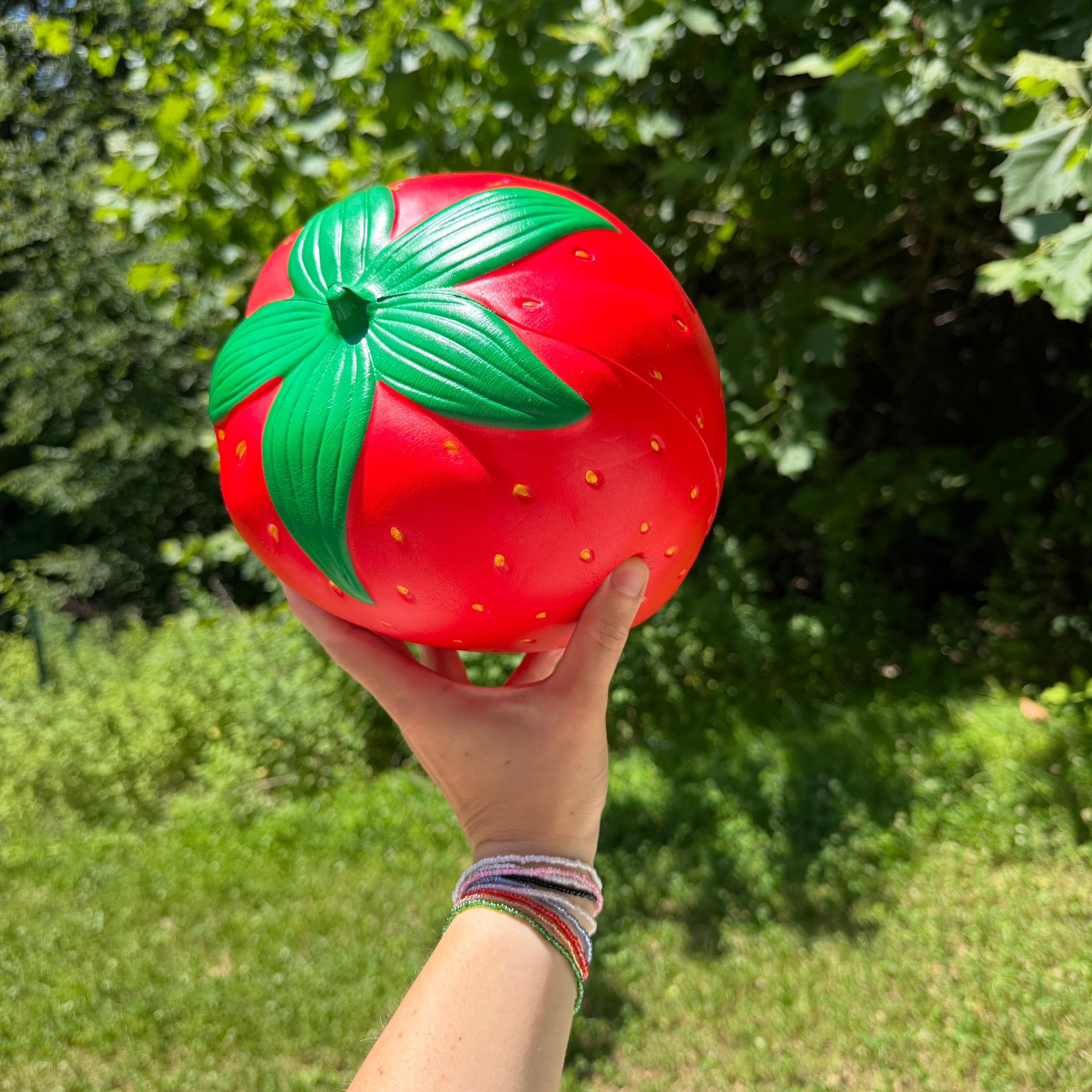 Squishy Toy - Strawberry Foam, Jumbo