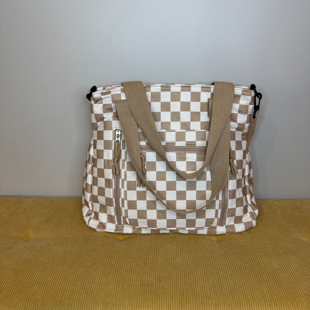 Caitlin Handbag - Corduroy Checker