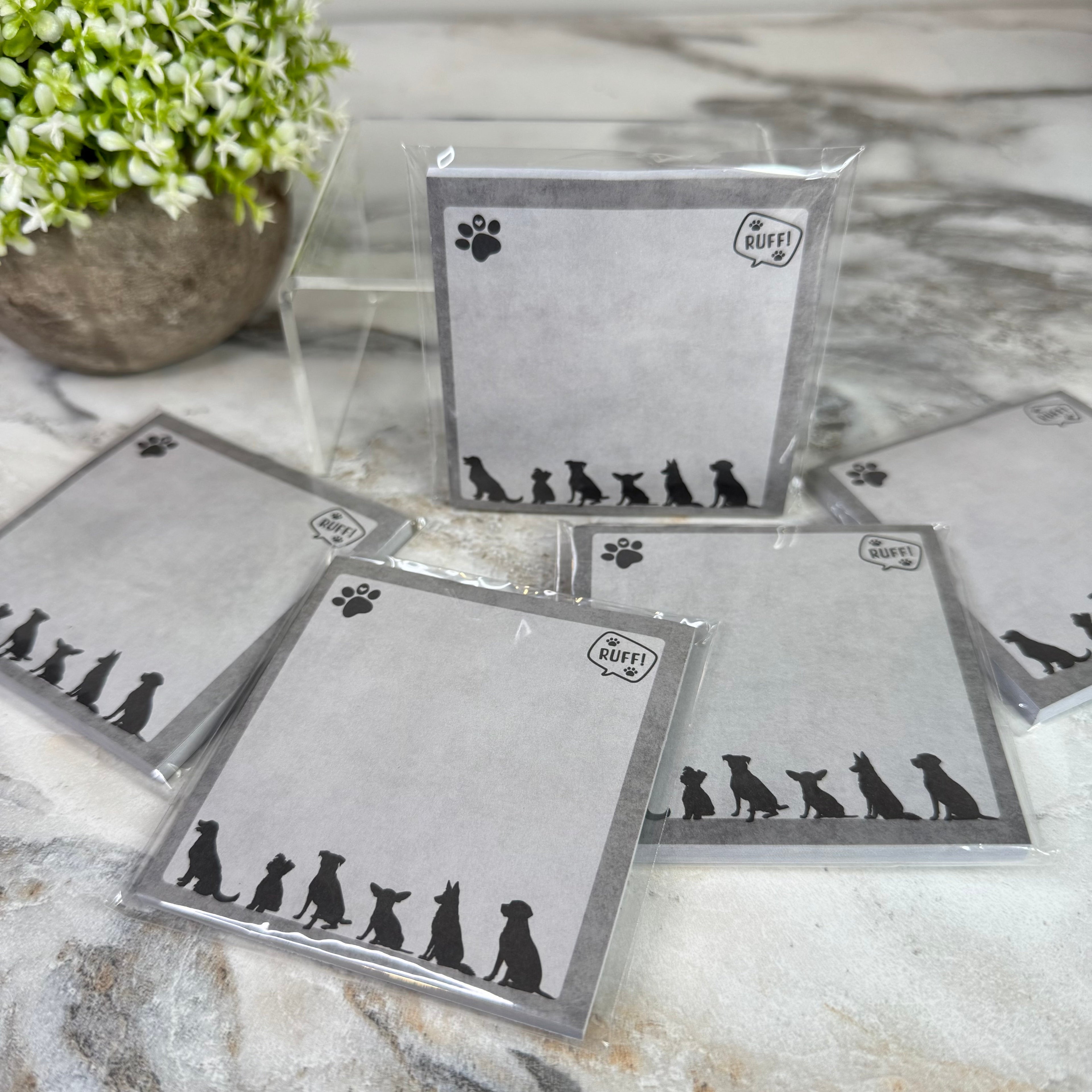 The Sticky Note Collection - Dog Paw Ruff