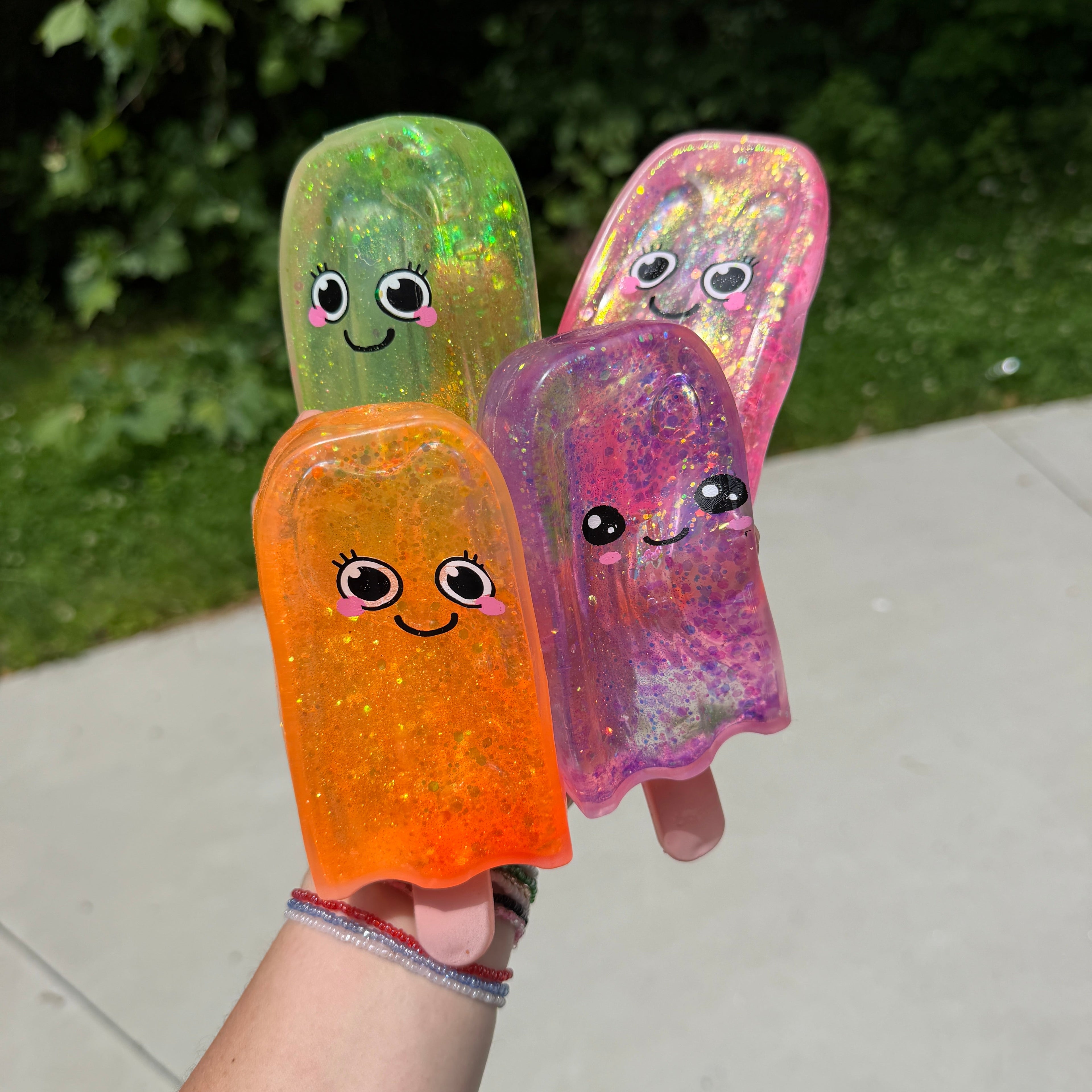 Squishy Toy - Slow Glitter Popsicle