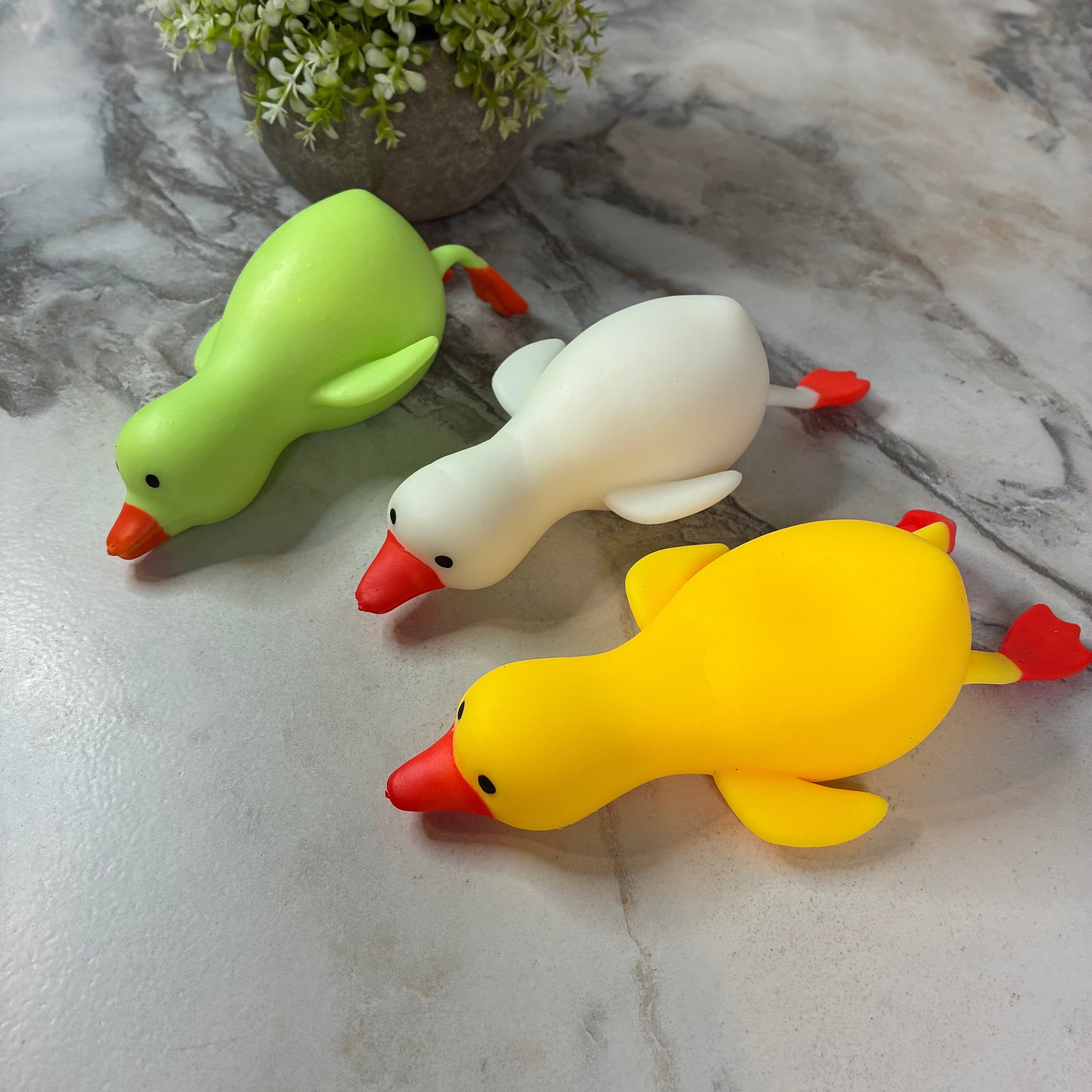 Squishy Toy - Laying Down Duck