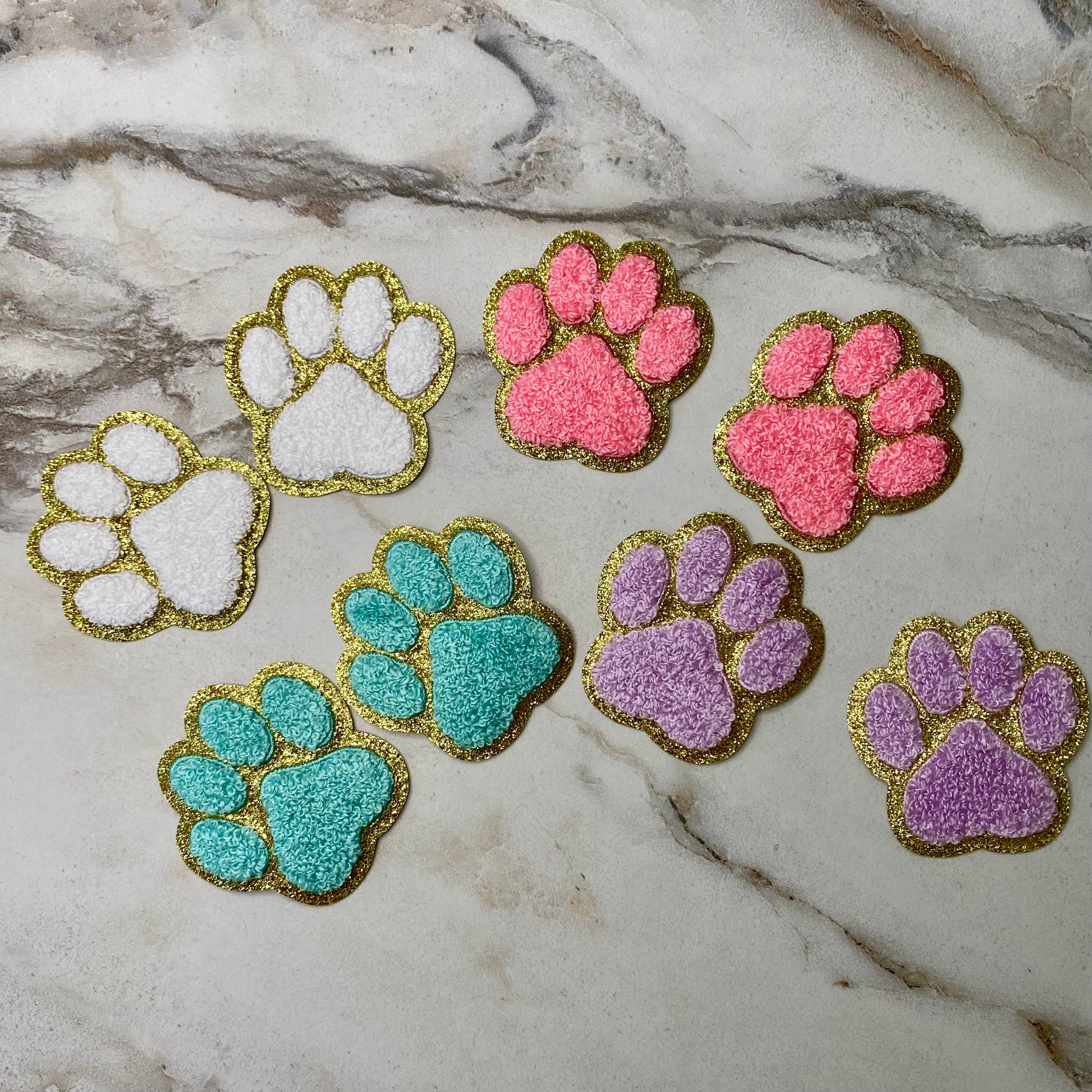 Patch Chenille - Paw Print