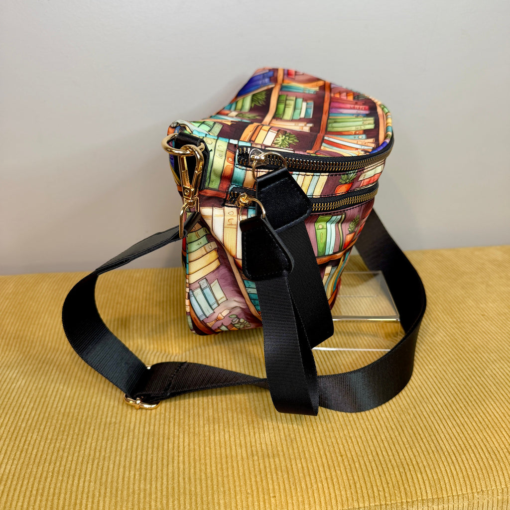 The Roni Nylon Crossbody - Book Shelf