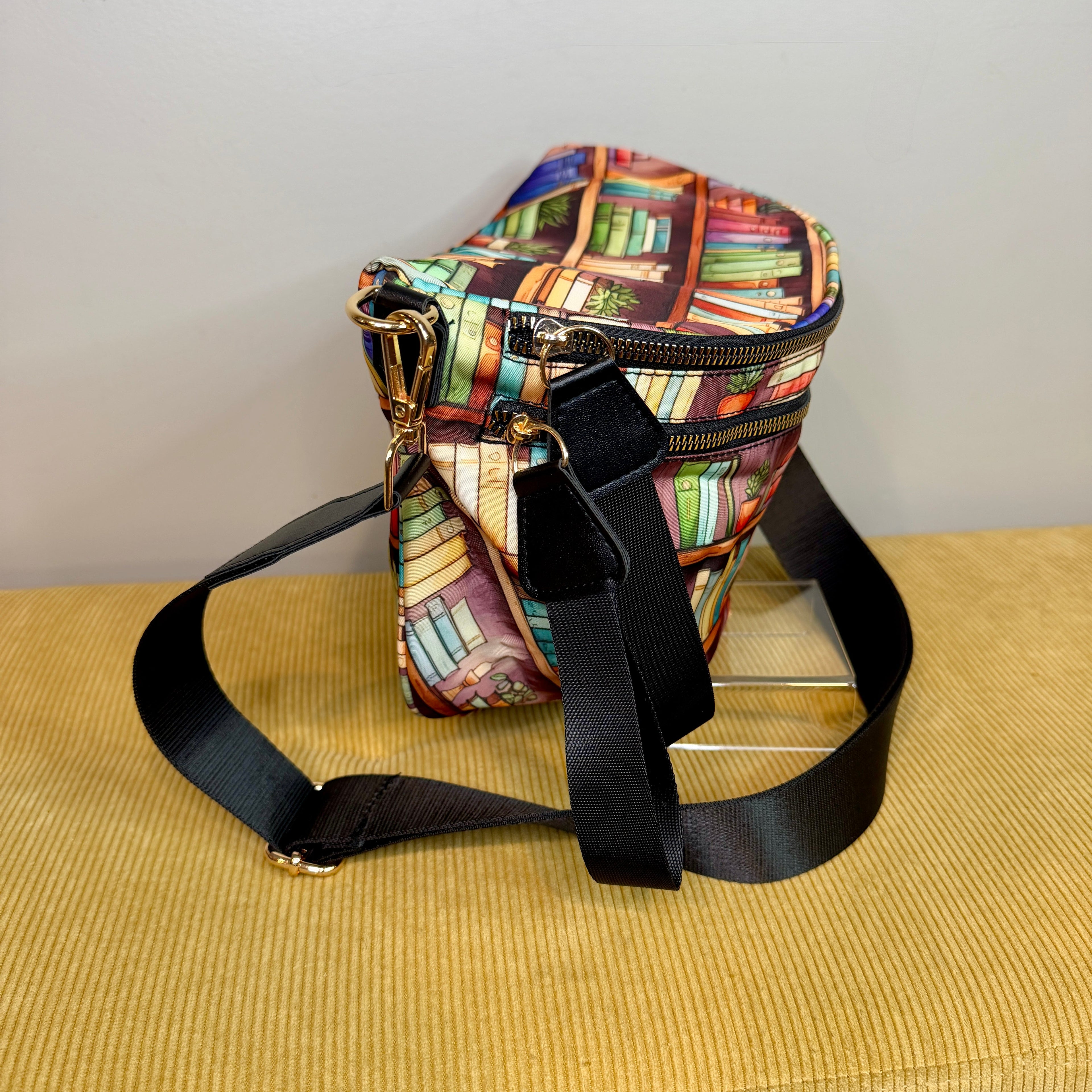 The Roni Nylon Crossbody - Book Shelf