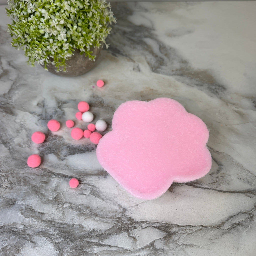 Squishy Toy - Giant Paw Taba - Pink White