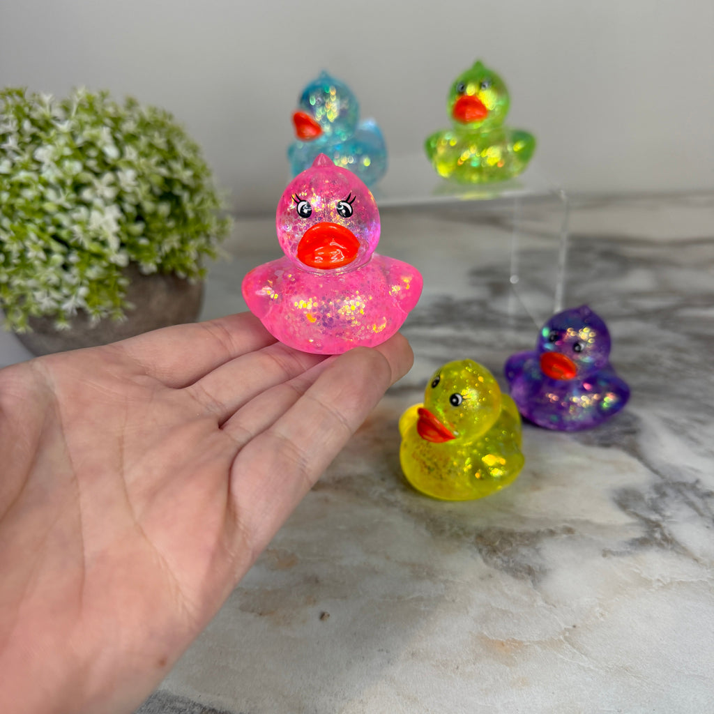 Squishy Toy - Glitter Ducks