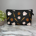 Pouch - Baseball on Black