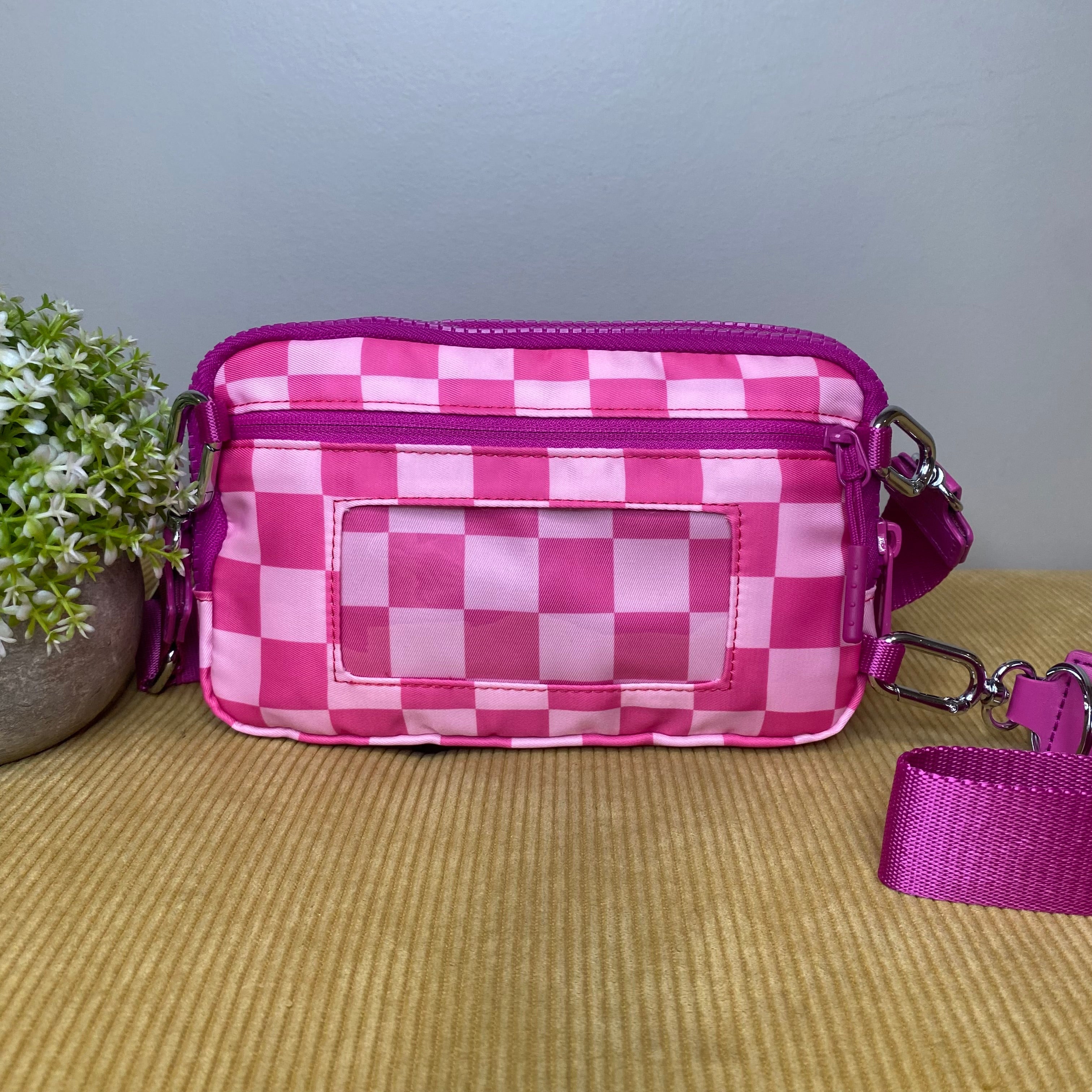 Remi - Nylon Crossbody Checkered