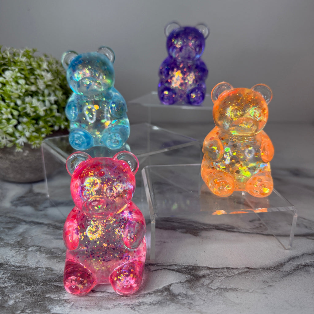 Squishy Toy - Gummy Bear, Glitter