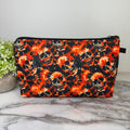 Pouch - Skull Orange Tie Dye
