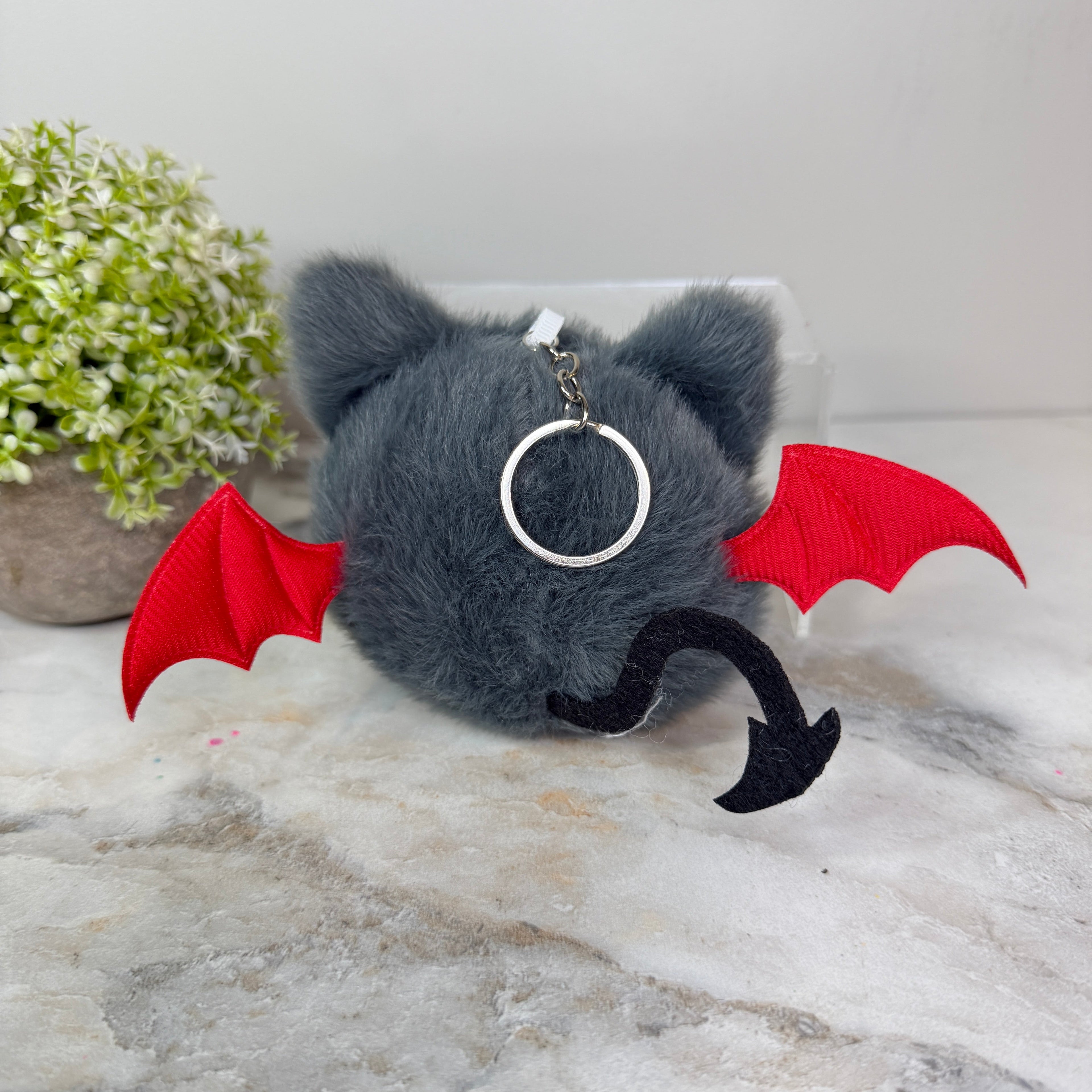 Keychain - Pom Pom Bat
