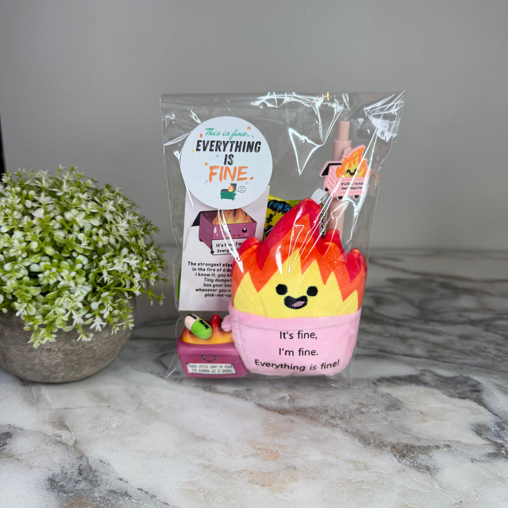 Bundled Set - Dumpster Fire Plush + More