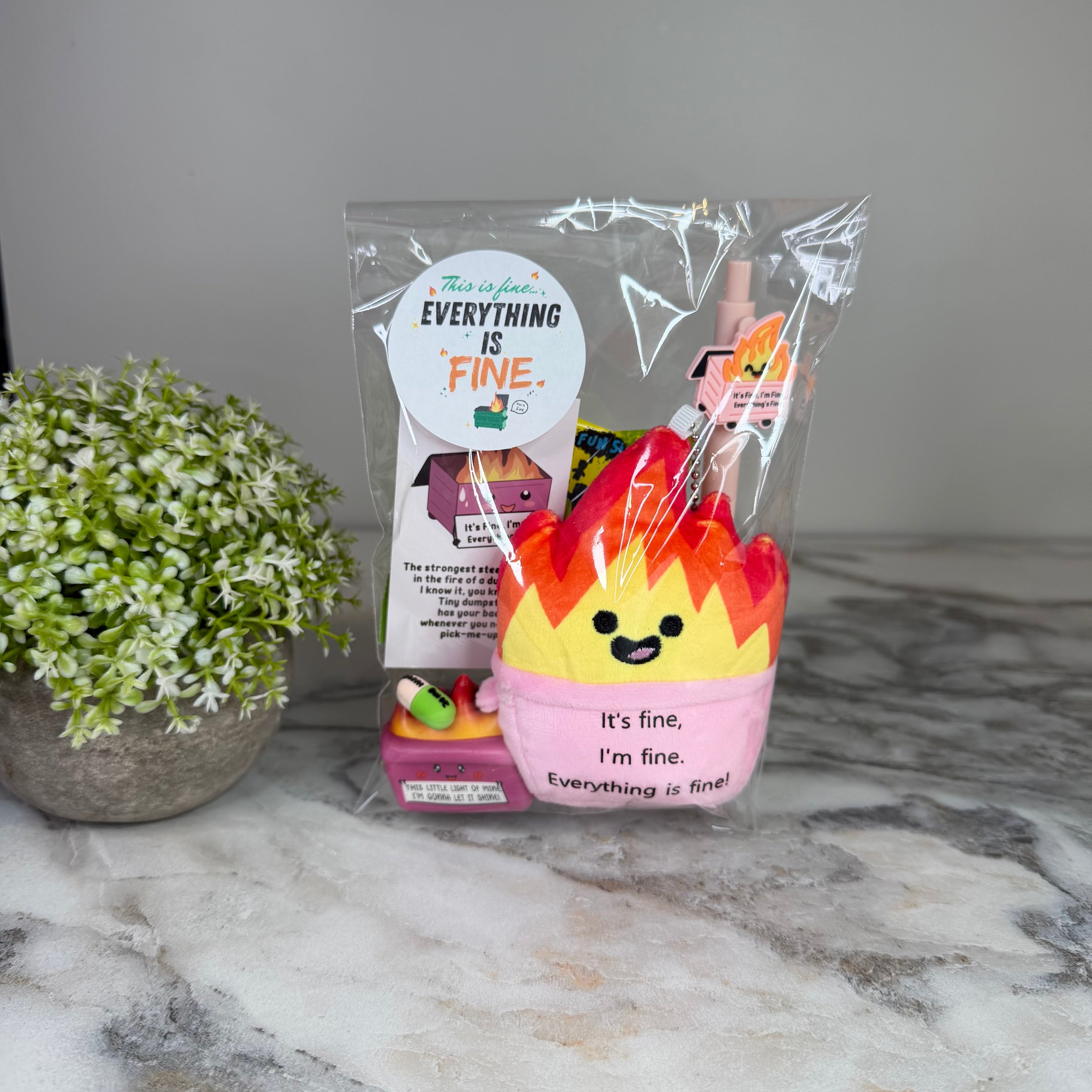 Bundled Set - Dumpster Fire Plush + More