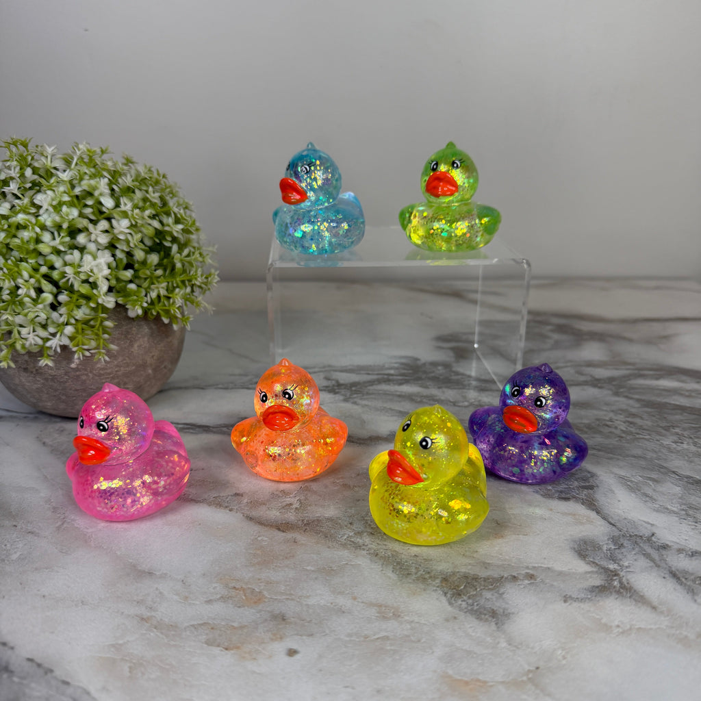 Squishy Toy - Glitter Ducks