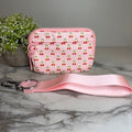 Rue - Nylon Wristlet Wallet - Pink Cherry