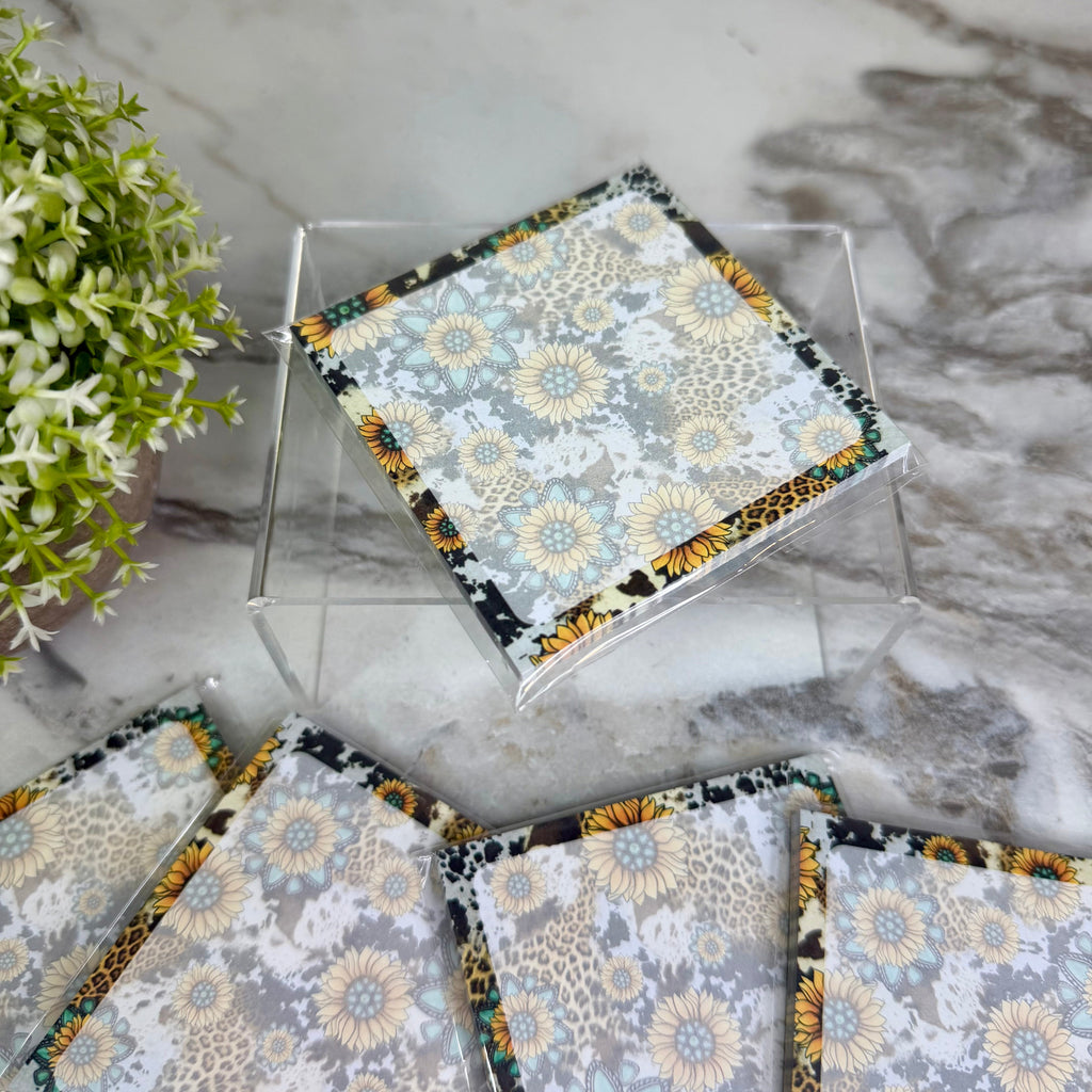 The Sticky Note Collection - Turquoise Sunflower
