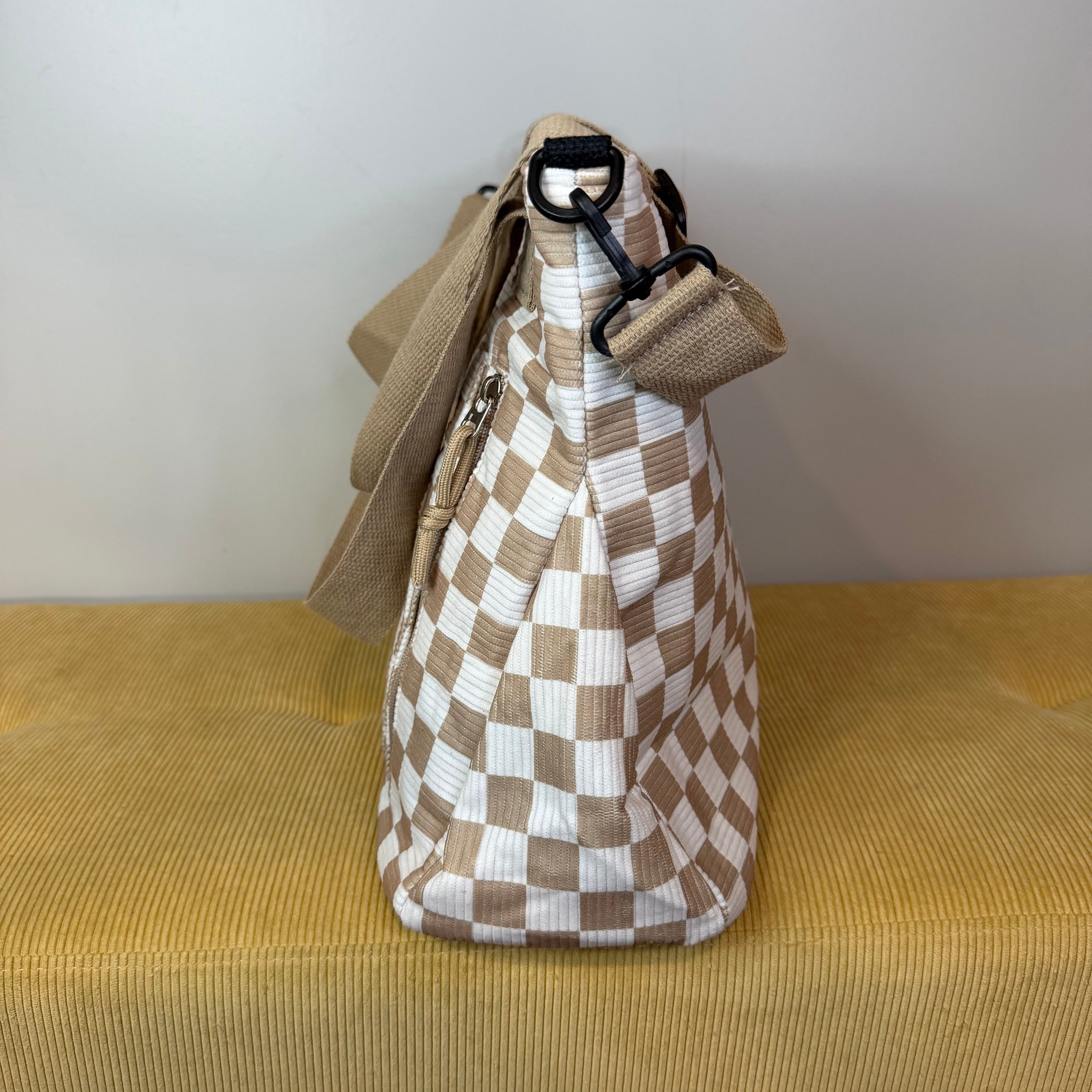 Caitlin Handbag - Corduroy Checker