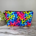 Pouch - Bright Rainbow Animal Print