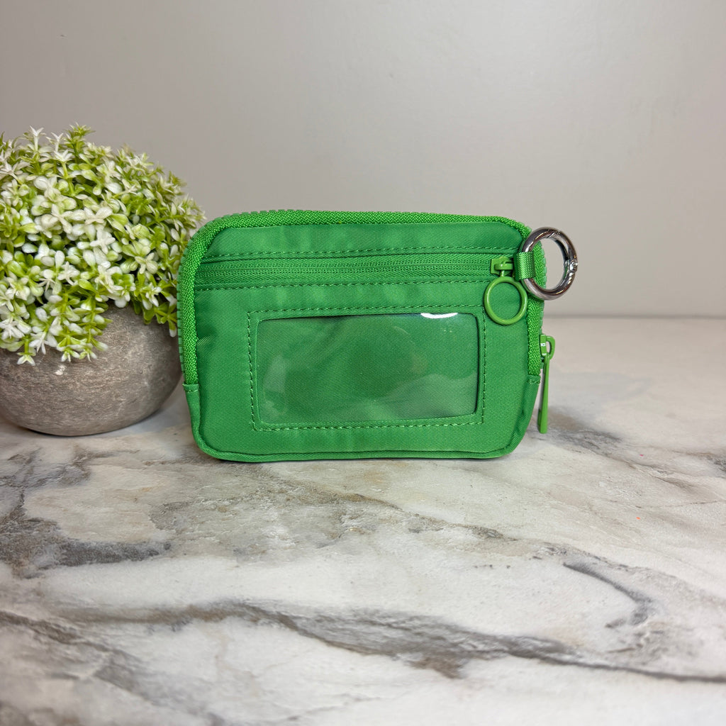 Rue - Nylon Wristlet Wallet - Kelly Green