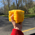Squishy Toy - Cheese Cube, Jumbo