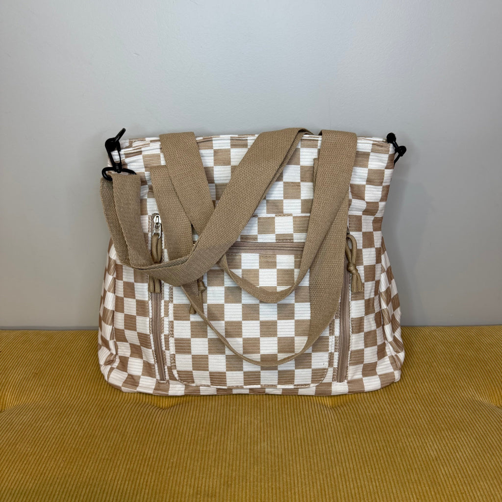Caitlin Handbag - Corduroy Checker