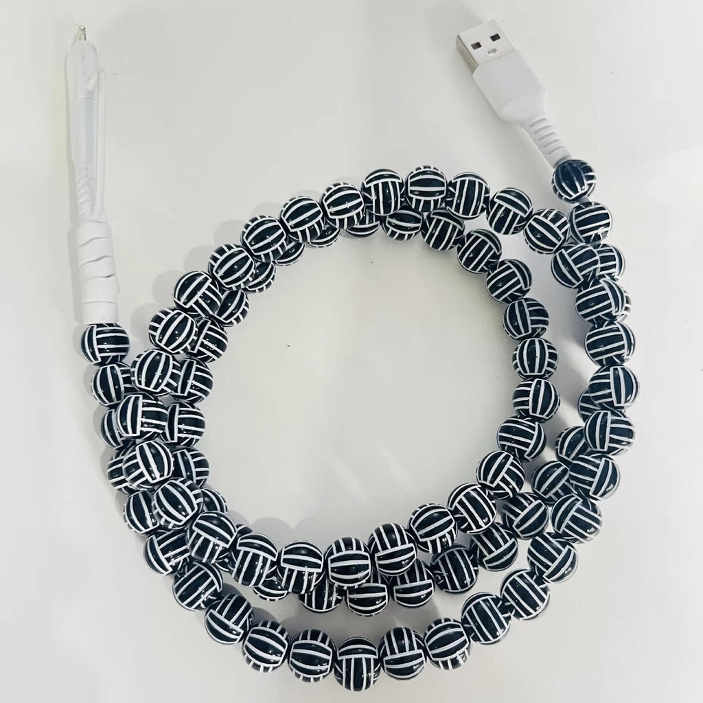 Charging Charger Cord - Beaded - Sports