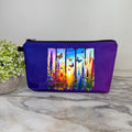 Pouch - Butterfly Stripe Purple