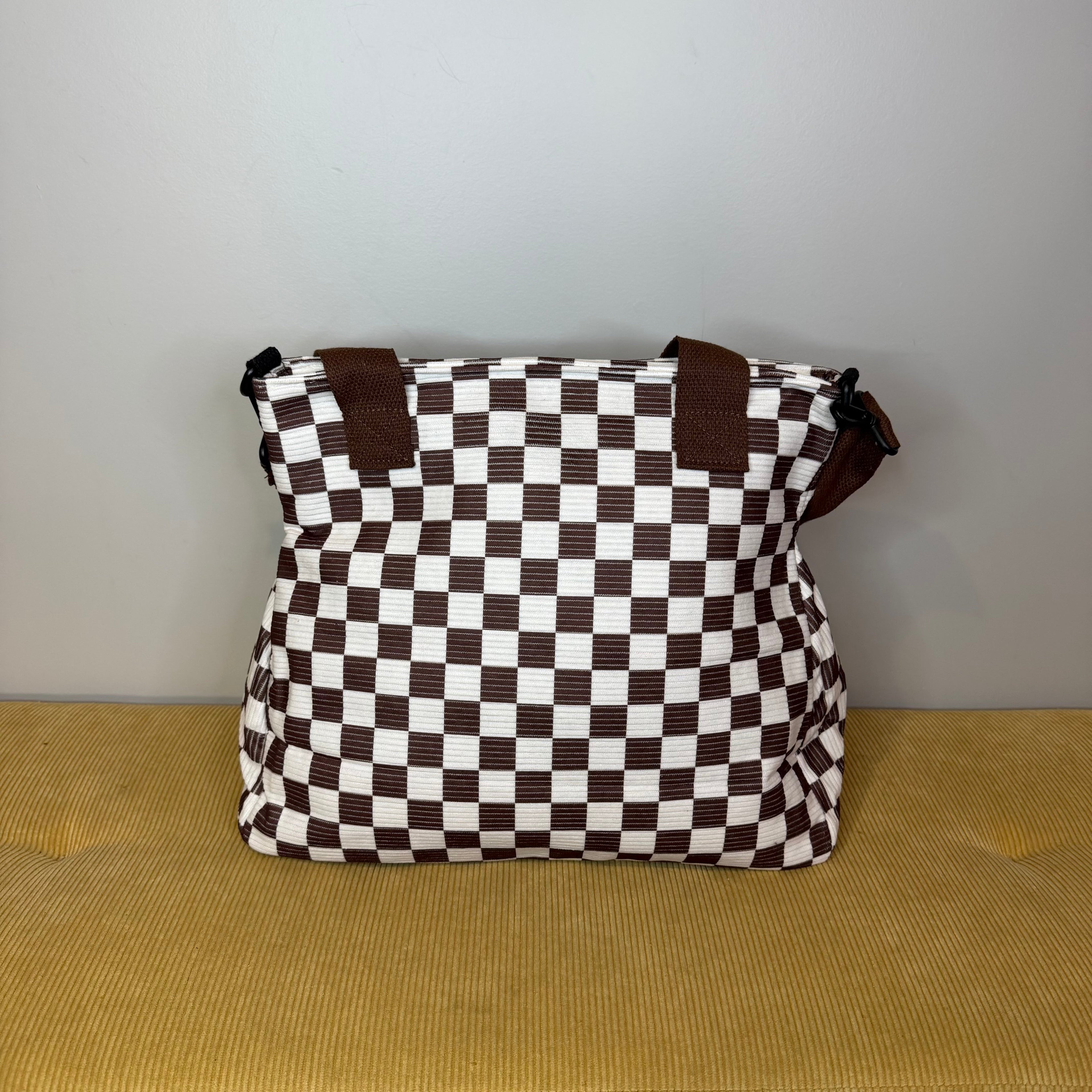 Caitlin Handbag - Corduroy Checker