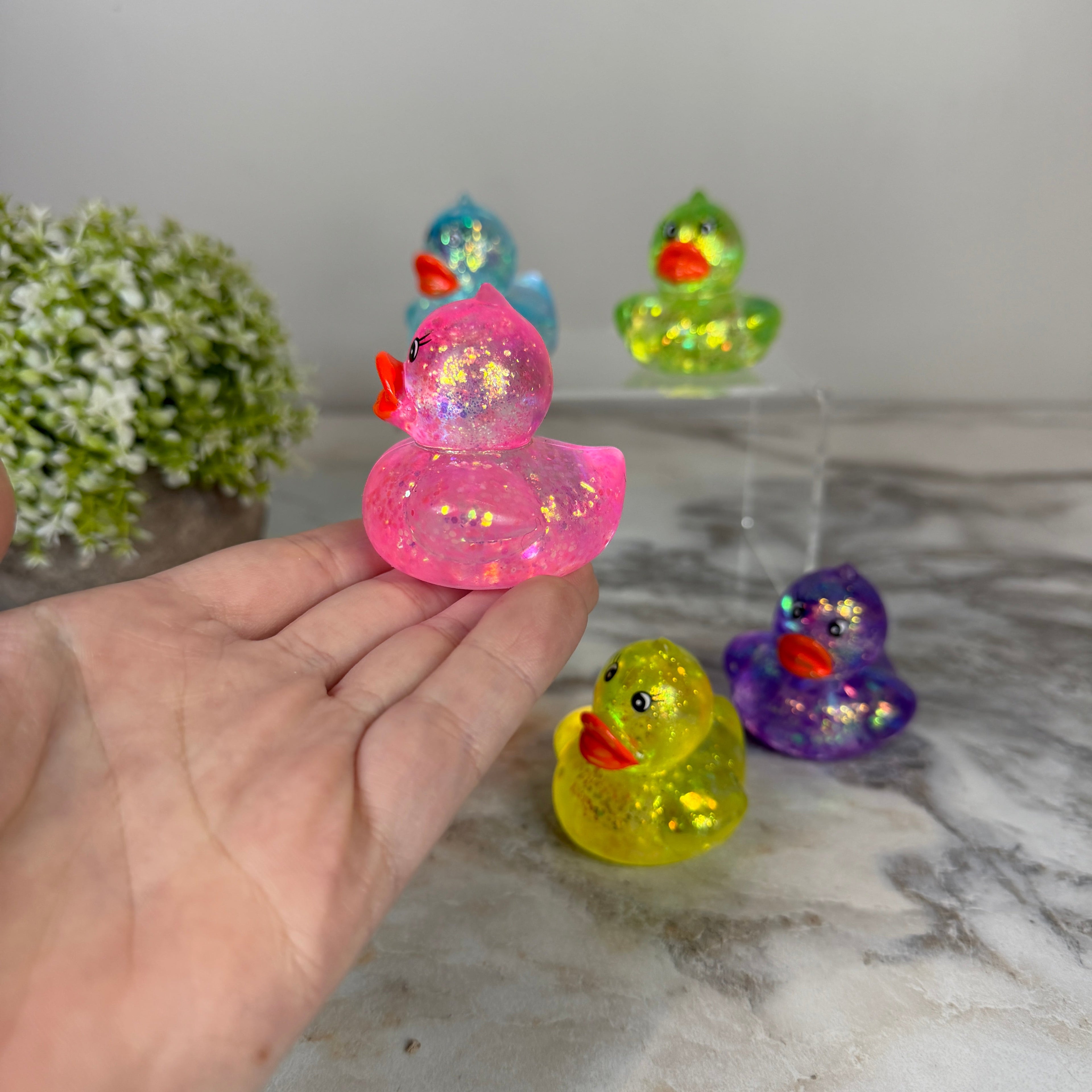 Squishy Toy - Glitter Ducks