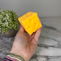 Stress Squishy Toy - Cheese Cube, Medium