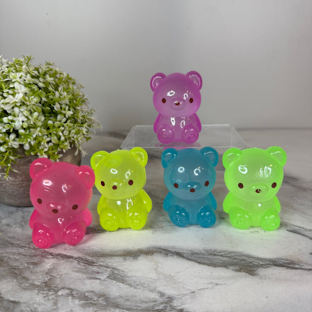 Squishy Toy - Gummy Bear, Glow In The Dark