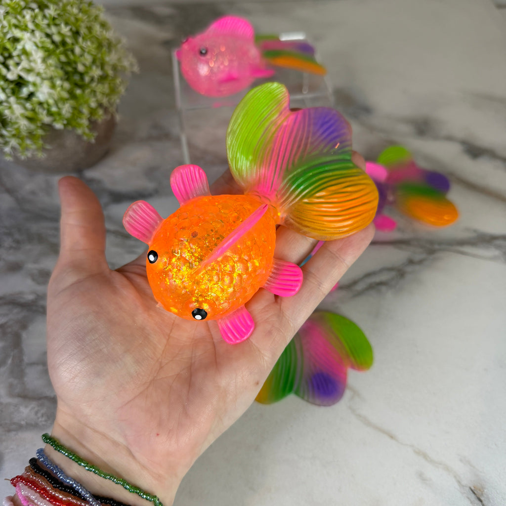 Squishy Toy - Fish Glitter