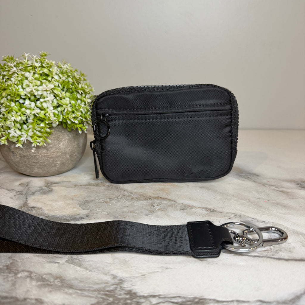 Rue - Nylon Wristlet Wallet - Black