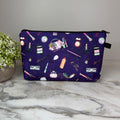 Pouch - Makeup Cosmetic on Purple