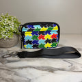 Rue - Nylon Wristlet Wallet - Puzzle