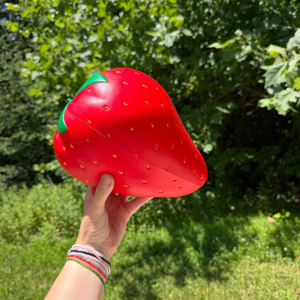 Squishy Toy - Strawberry Foam, Jumbo