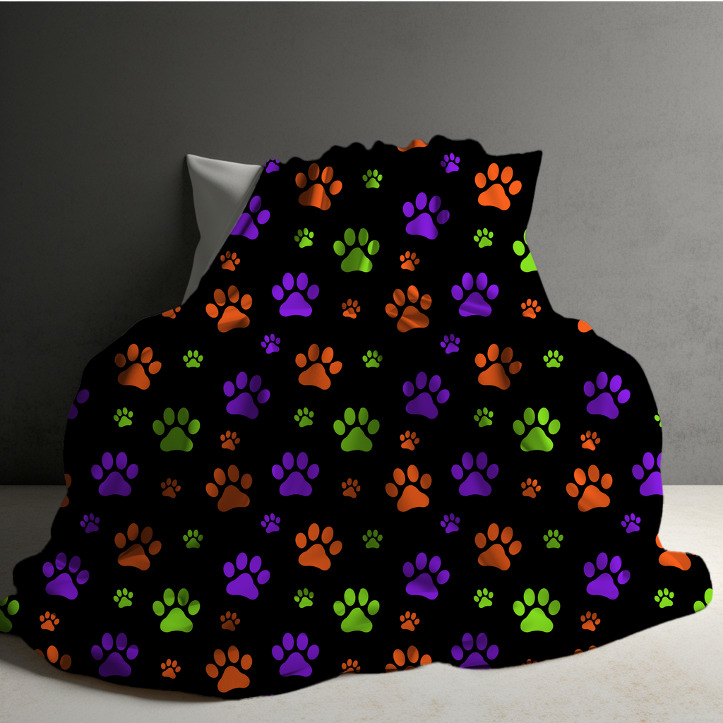 Blanket Halloween #30 - Paw Print - PREORDER ends 7/25