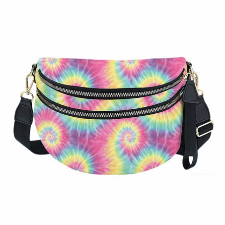 The Roni Nylon Crossbody - Tie Dye Swirl