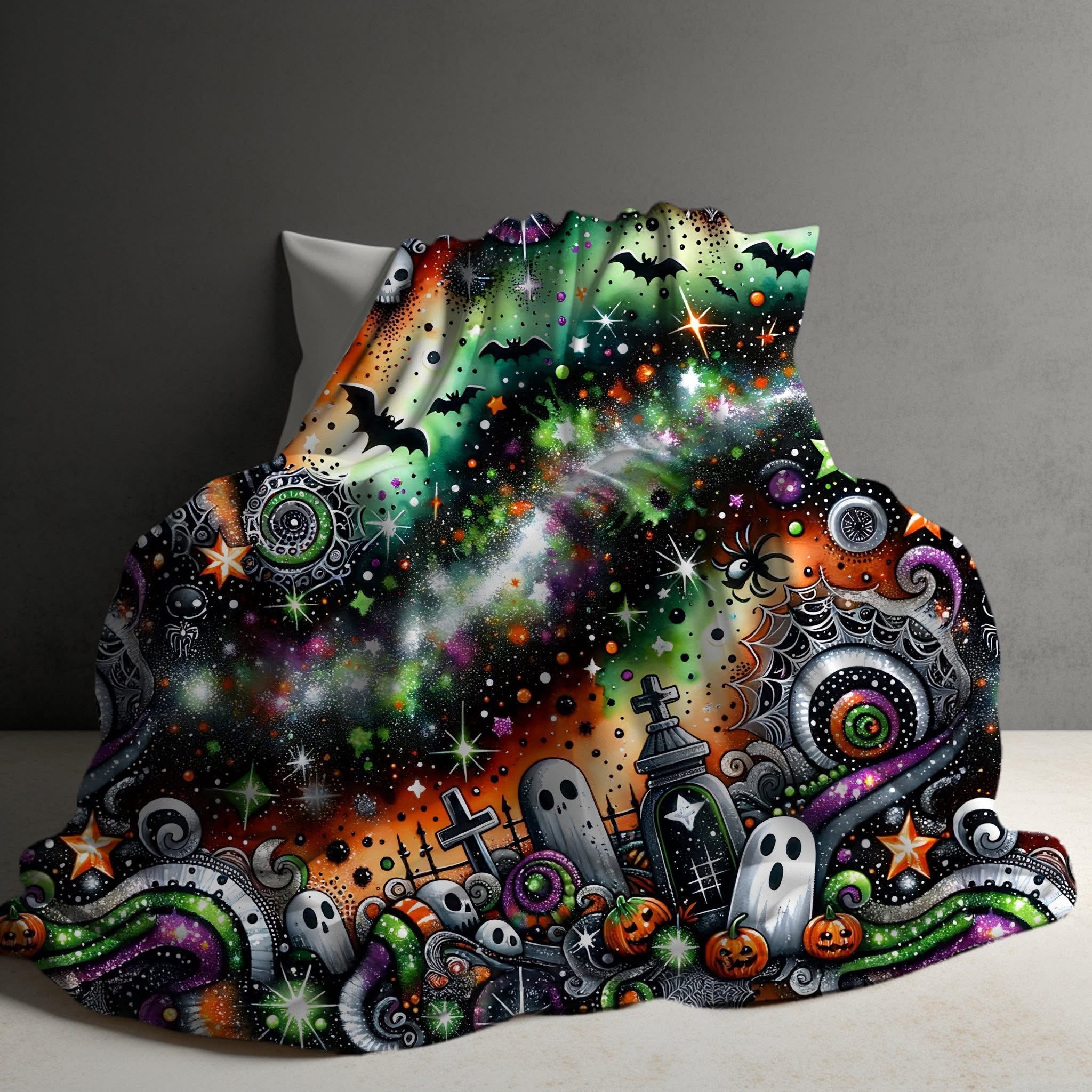 Blanket Halloween #27 - Graveyard Swirl - PREORDER ends 7/25