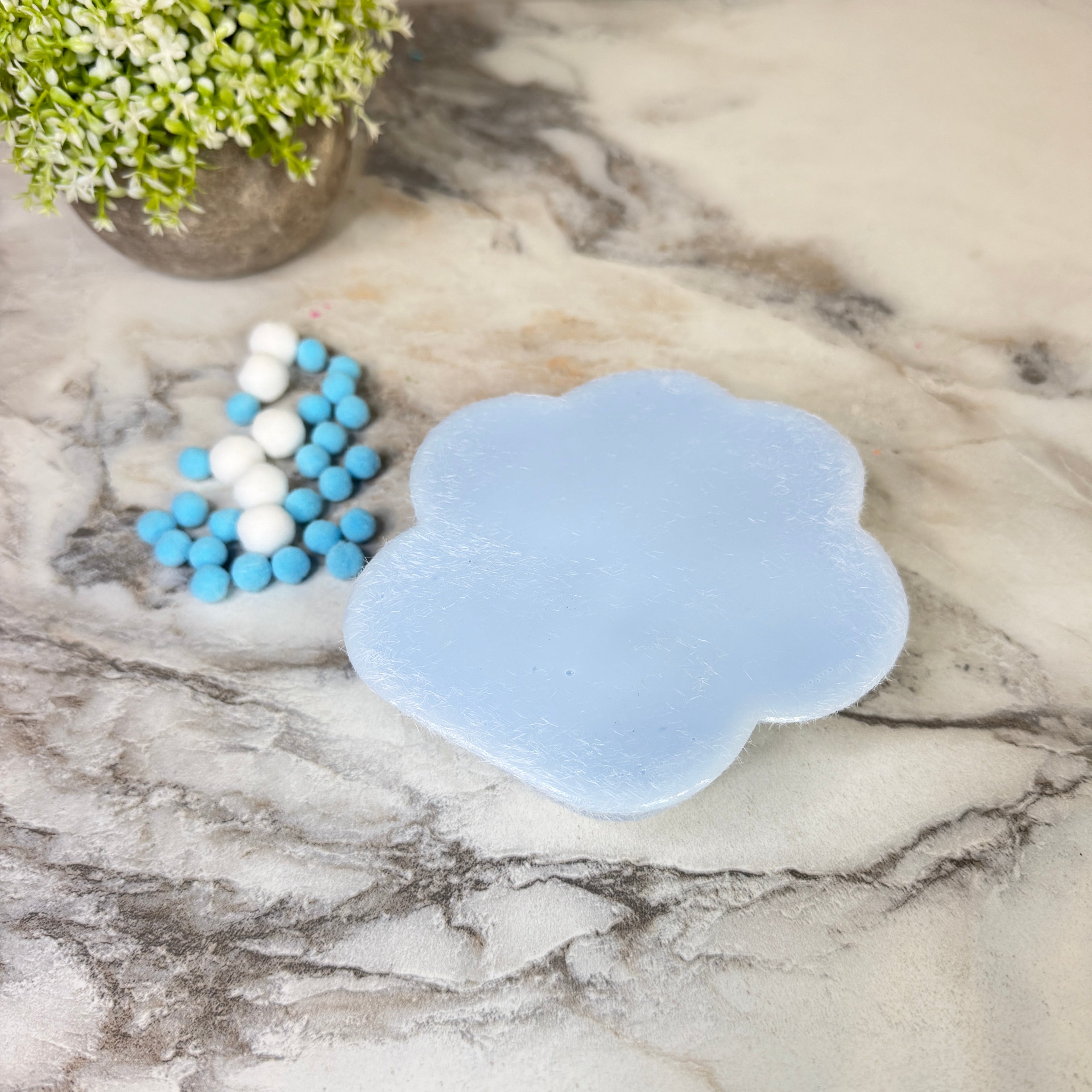 Squishy Toy - Giant Paw Taba - Blue White