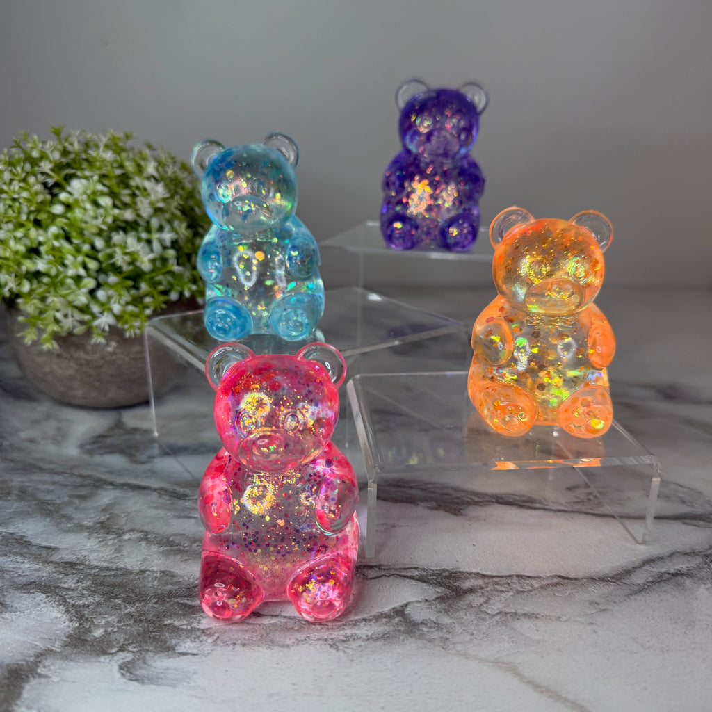 Squishy Toy - Gummy Bear, Glitter