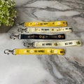 Wrist Lanyard with Keychain Clasp - Bee