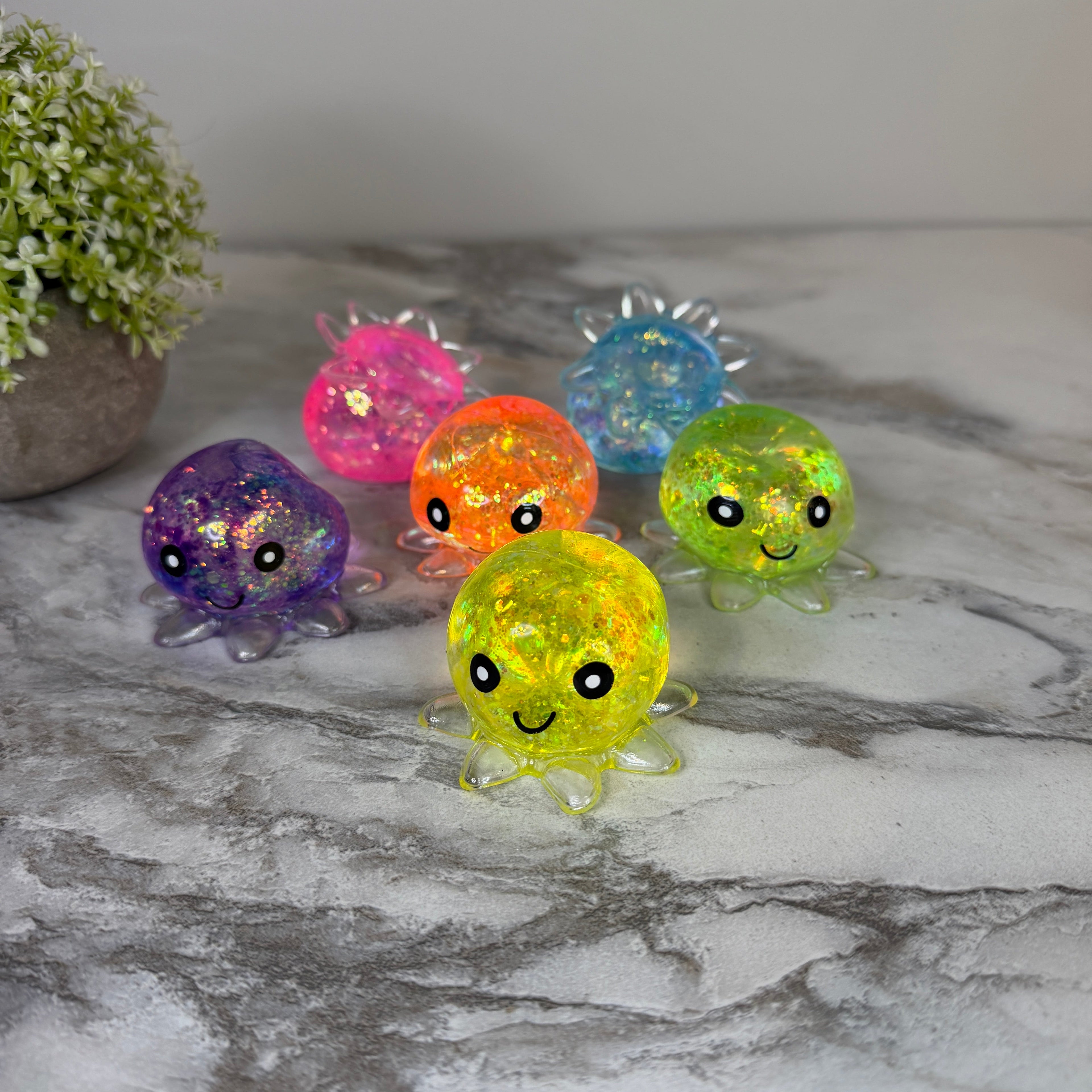 Squishy Toy - Octopus Glitter