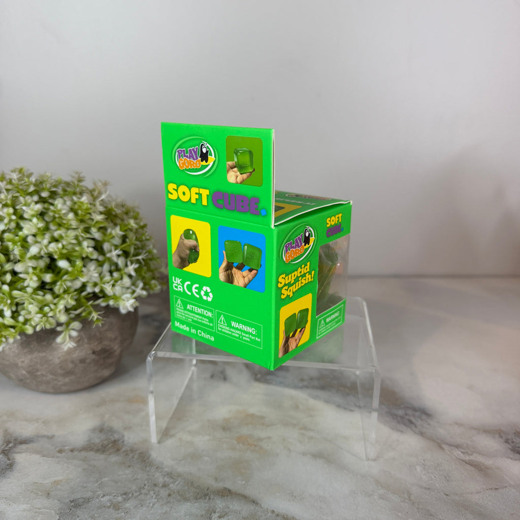 Squishy Toy - Soda Cube - Lemon-Lime Squish