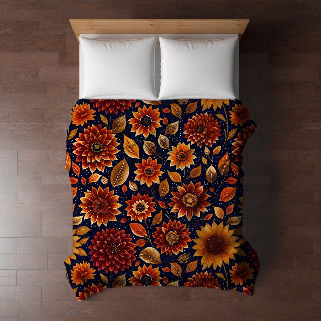 Blanket Halloween #26 - Moody Crimson Floral - PREORDER ends 7/25
