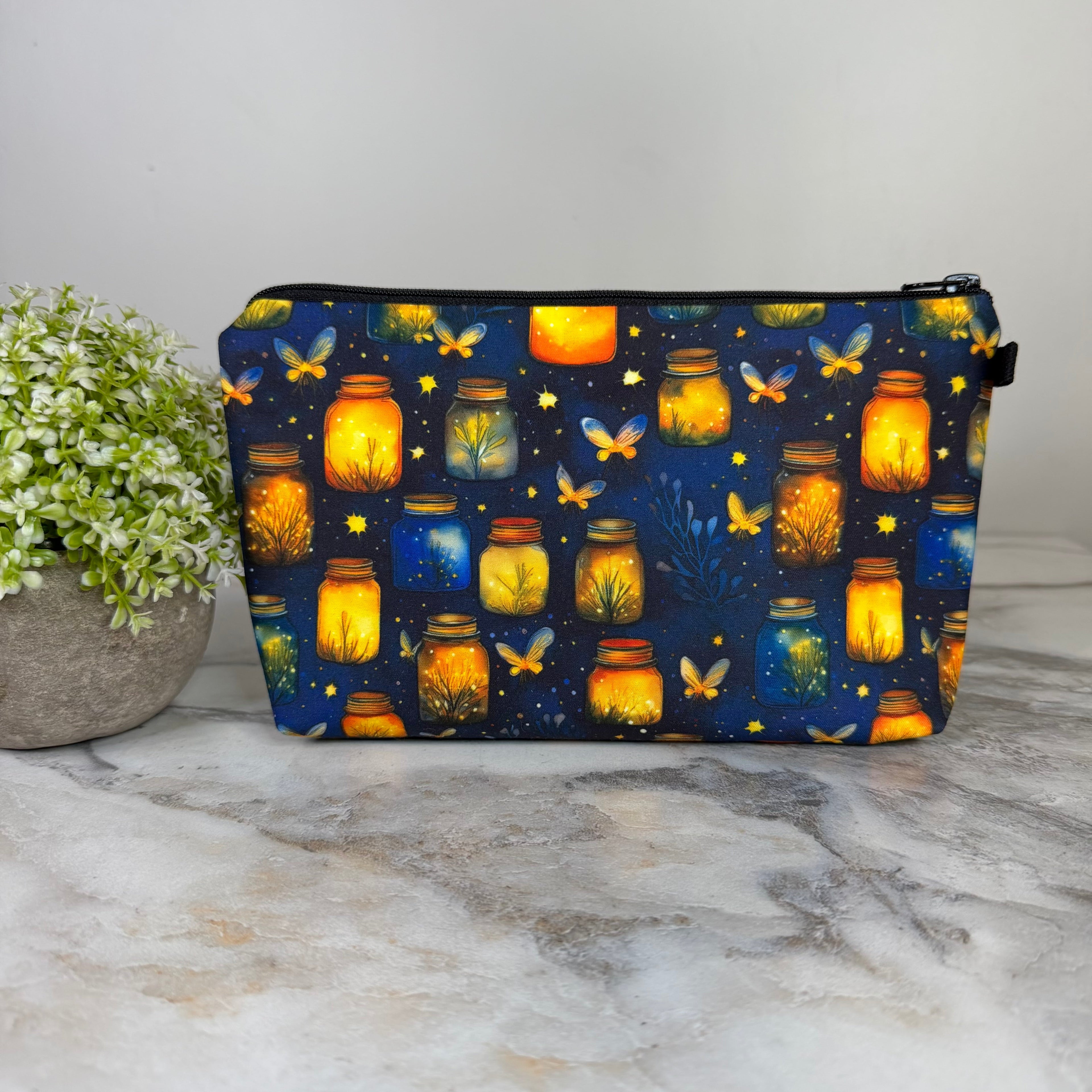 Pouch - Lightning Bug Firefly Jars
