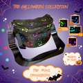 The Roni Nylon Crossbody - Halloween Fall Rainbow Pumpkin Faces