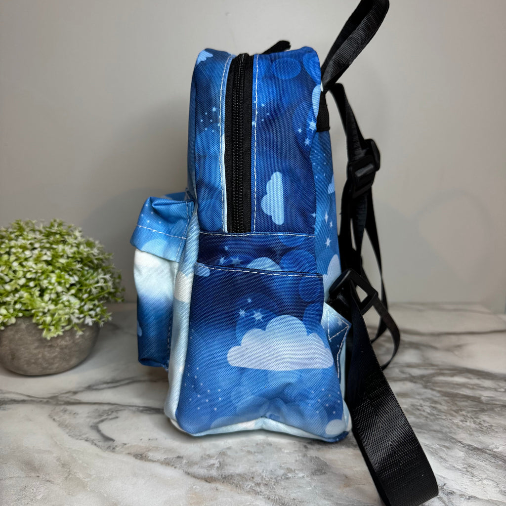 Mini Backpack - Blue Ombre Cloud